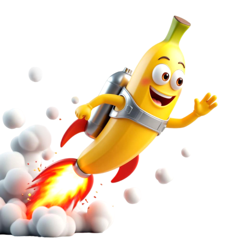 Банан с ранцем