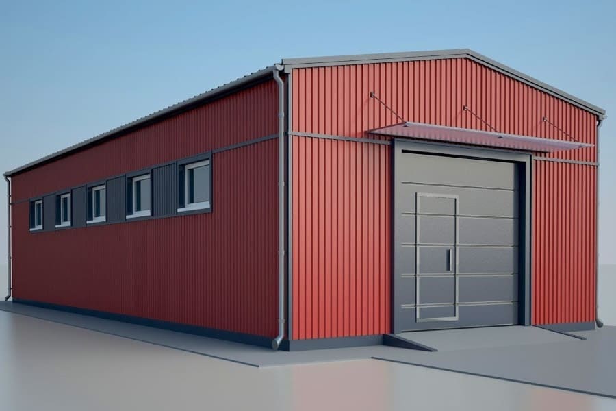 Каркасный ангар